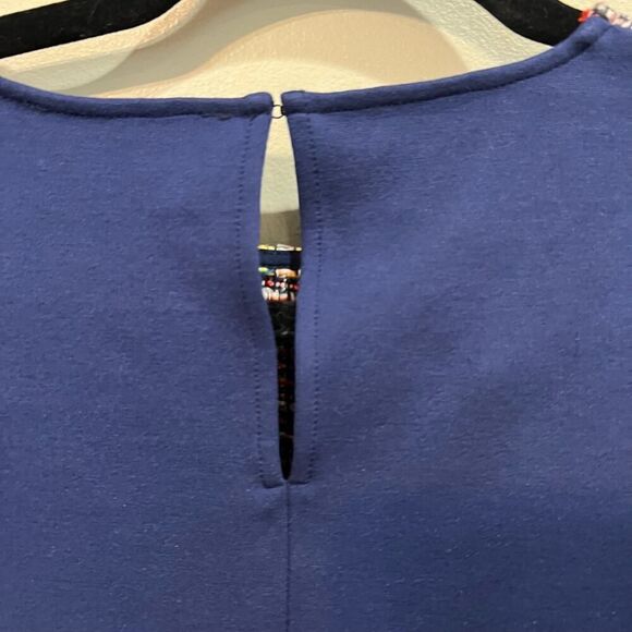 Laundry by shelli segal short sleeve tweed fringe top blouse Small - Picture 8 of 9